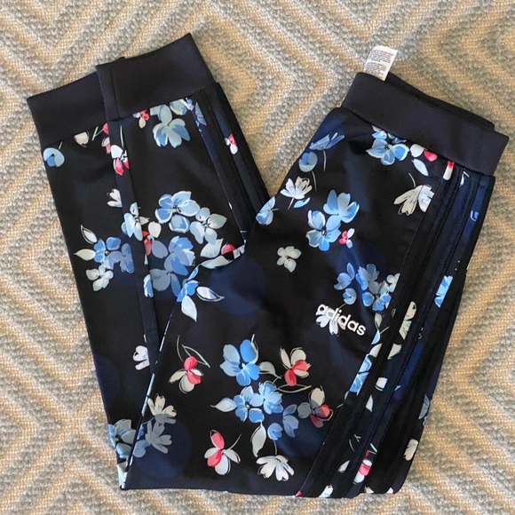 Adidas Tricot Black Printed Track Suit, Size M (10/12) - Picture 6 of 6